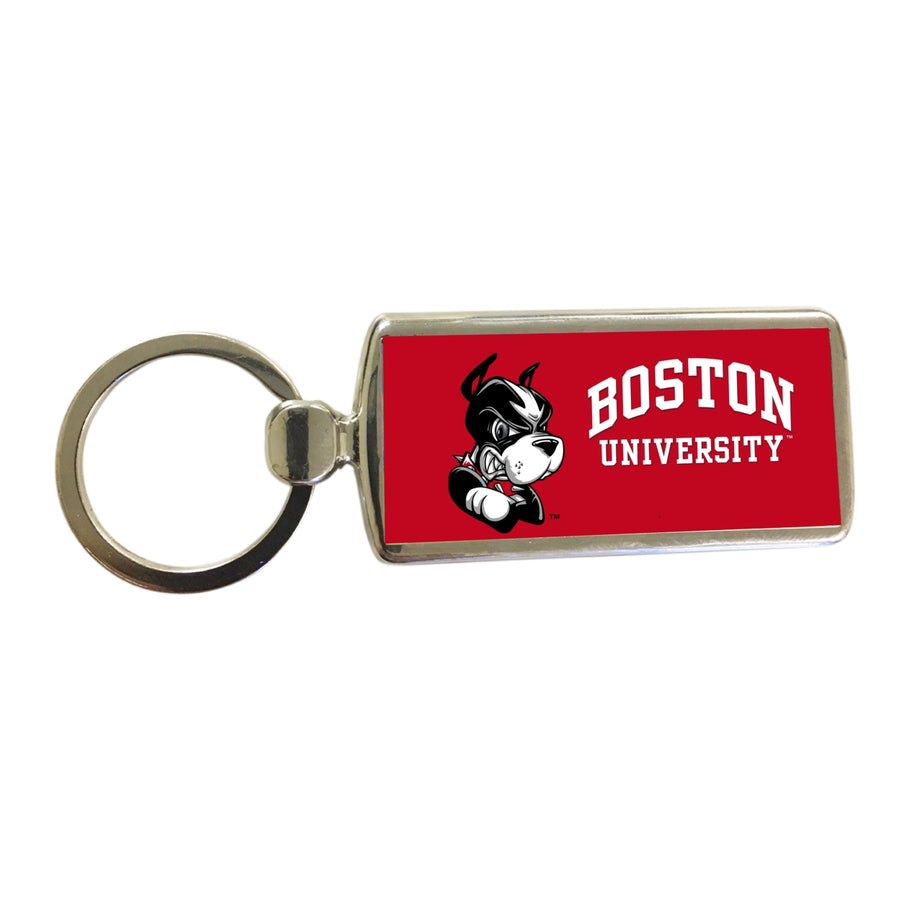 Boston Terriers Metal Keychain Image 1