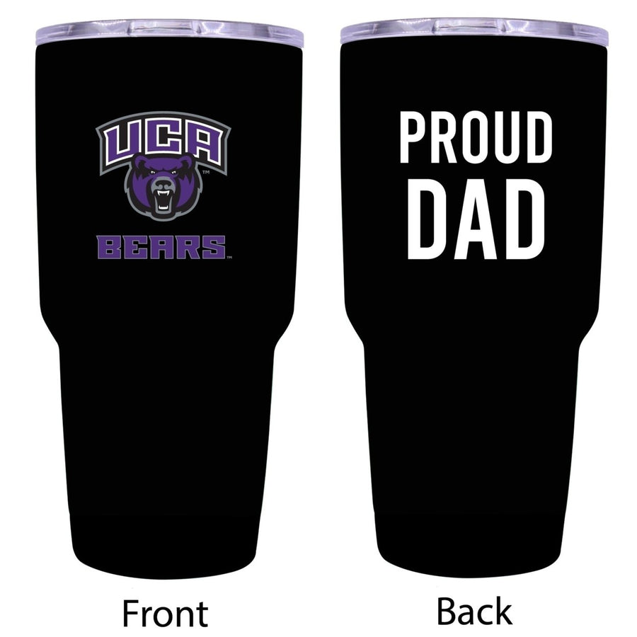 Central Arkansas Bears Proud Dad 24oz Insulated Stainless Steel Tumblers Image 1