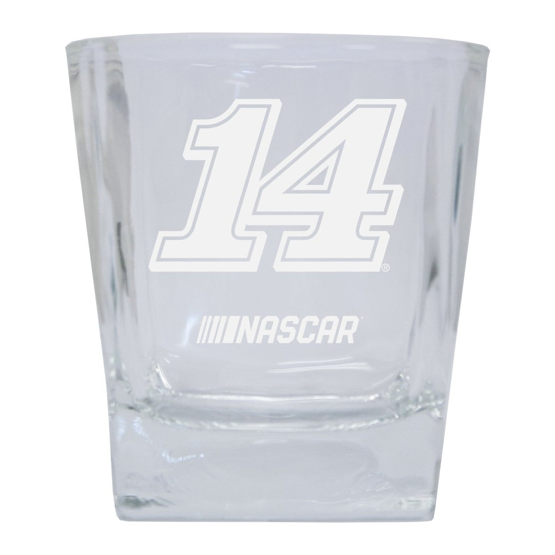 R and R Imports Chase Briscoe NASCAR 14 Etched Whiskey Glass 2-Pack Image 1