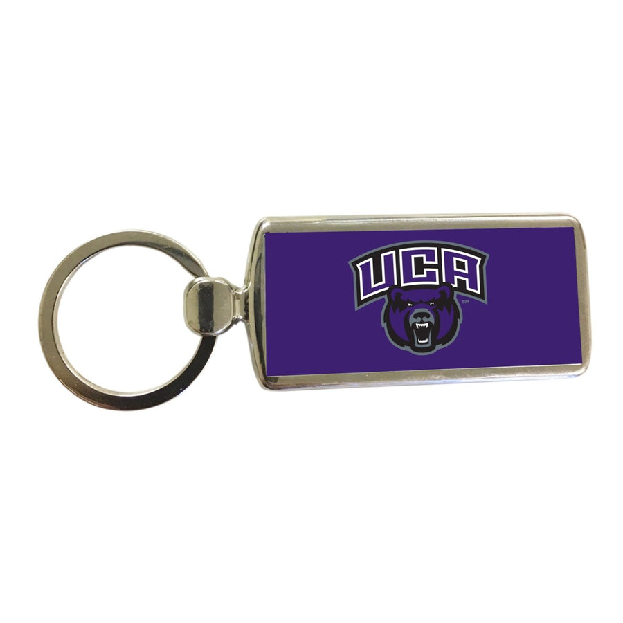 R and R Imports Central Arkansas Bears Metal Keychain Image 1