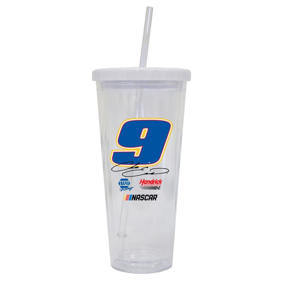 R and R Imports Chase Elliott 9 24 oz Straw Tumbler  for 2020 Image 1