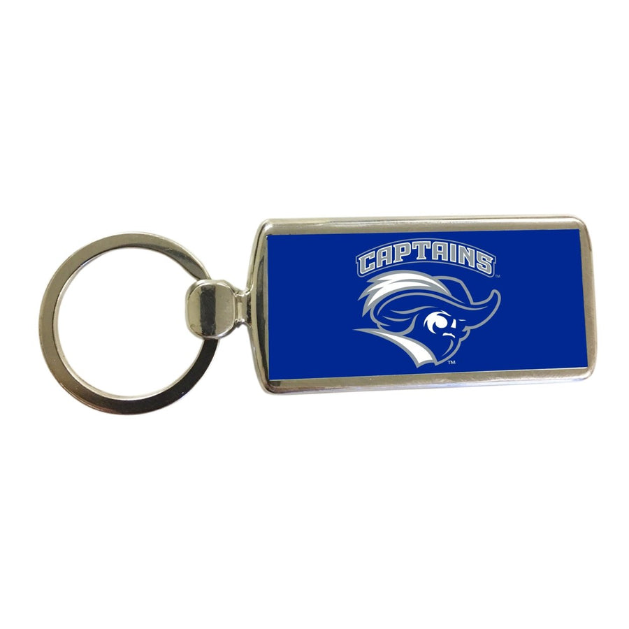 Christopher Newport Captains Metal Keychain Image 1