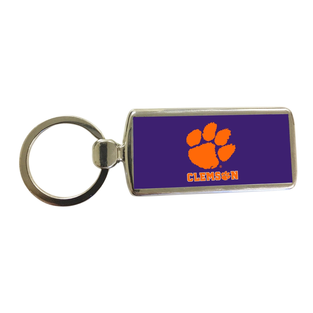 Clemson Tigers Metal Keychain Image 1