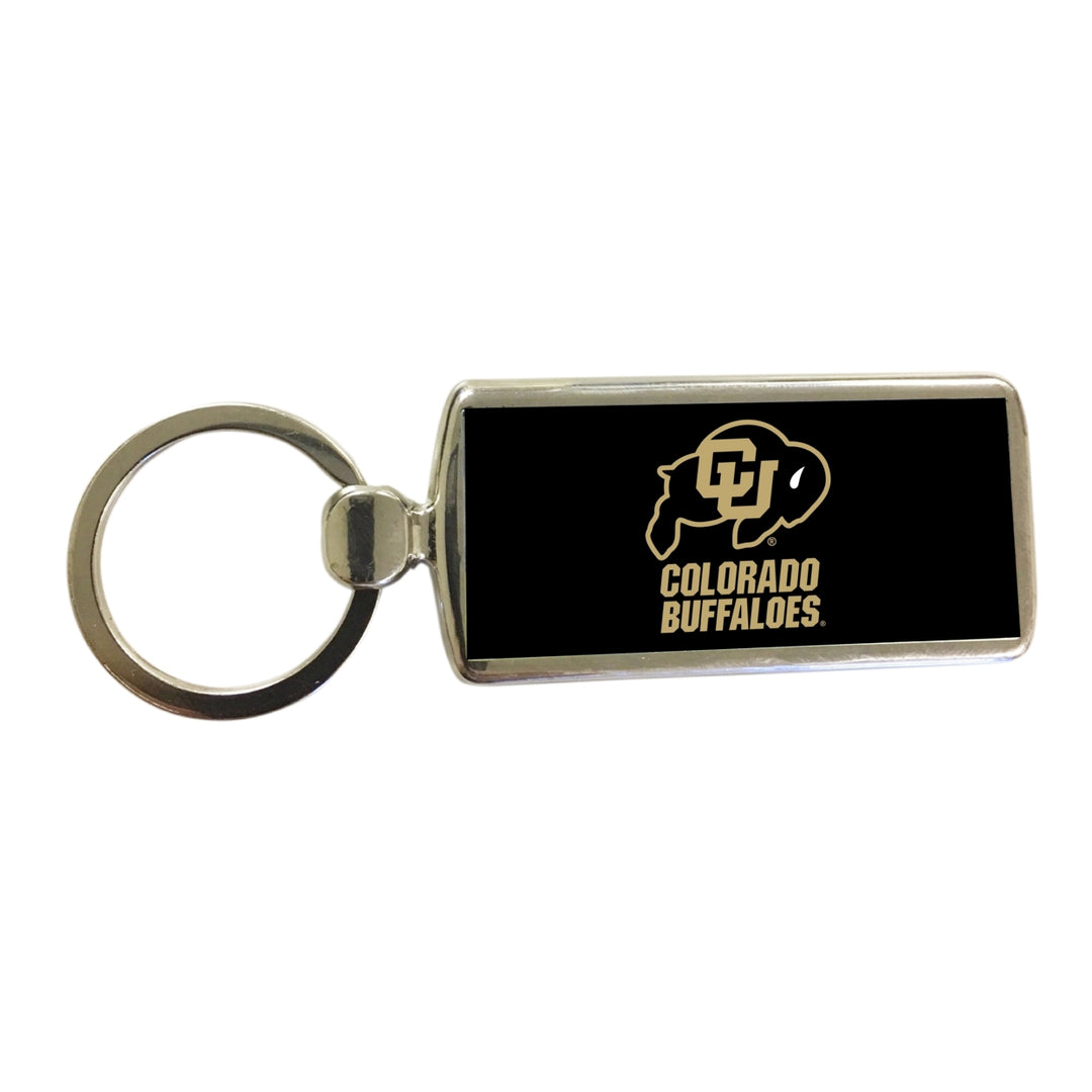 Colorado Buffaloes Metal Keychain Image 1