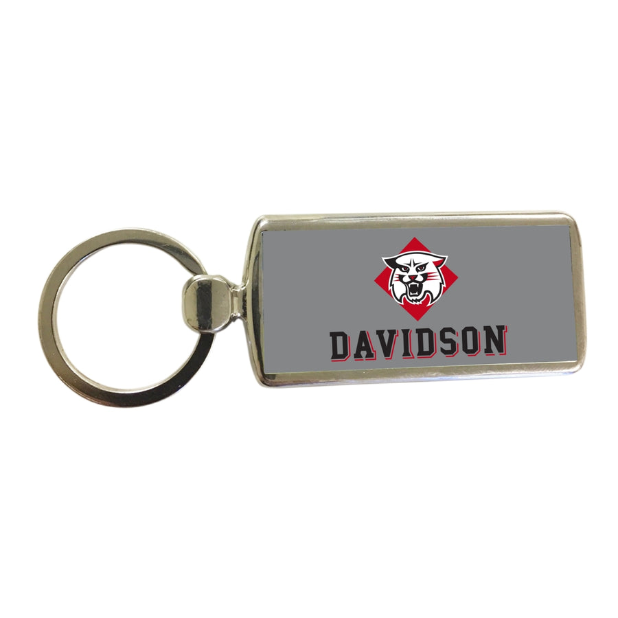 Davidson College Metal Keychain Image 1