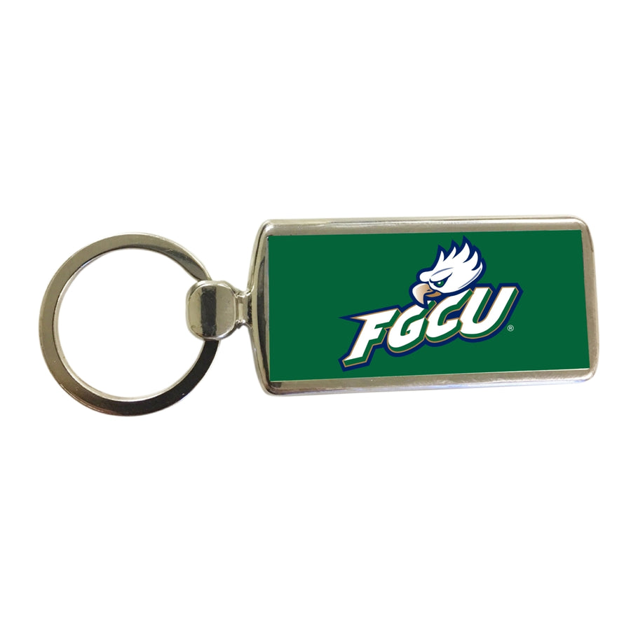 Florida Gulf Coast Eagles Metal Keychain Image 1