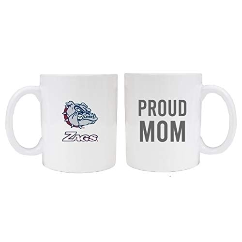 Gonzaga Bulldogs Proud Mom Ceramic Coffee Mug - White Image 1