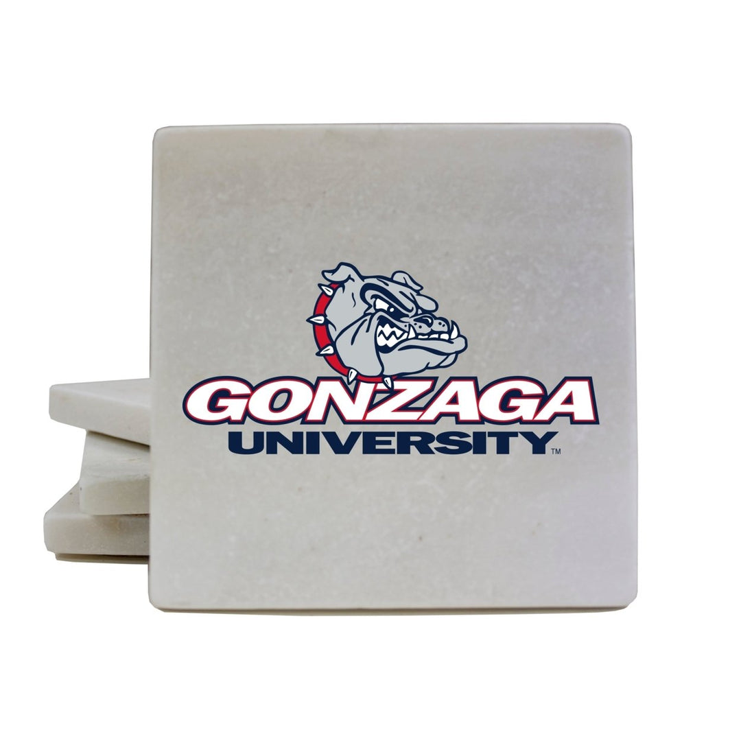 Gonzaga Bulldogs Marble Coasters - Elegantly CraftedOfficially Licensed Luxury Image 1