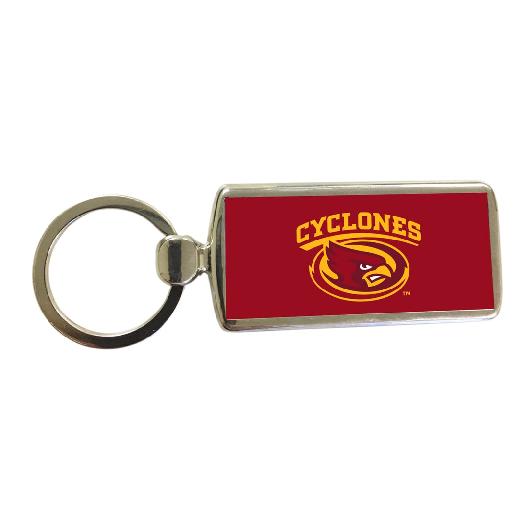 Iowa State Cyclones Metal Keychain Image 1