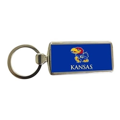 Kansas Jayhawks Metal Keychain Image 1