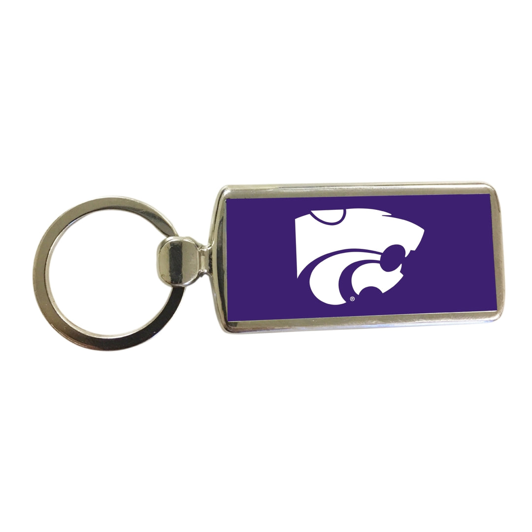 Kansas State Wildcats Metal Keychain Image 1