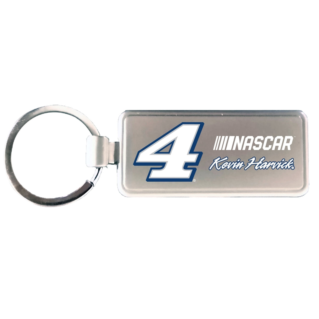 R and R Imports Kevin Harvick 4 NASCAR Metal Keychain Image 1