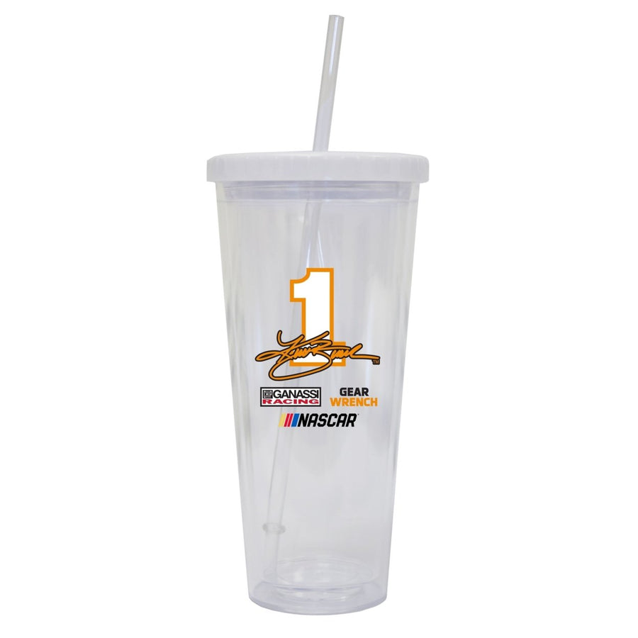 R and R Imports Kurt Busch NASCAR 1 24 oz Straw Tumbler Image 1