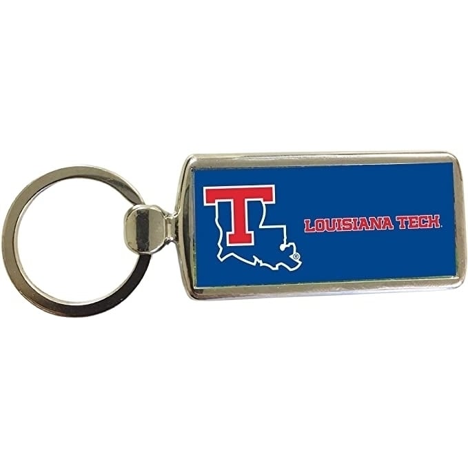 Louisiana Tech Bulldogs Metal Keychain Image 1