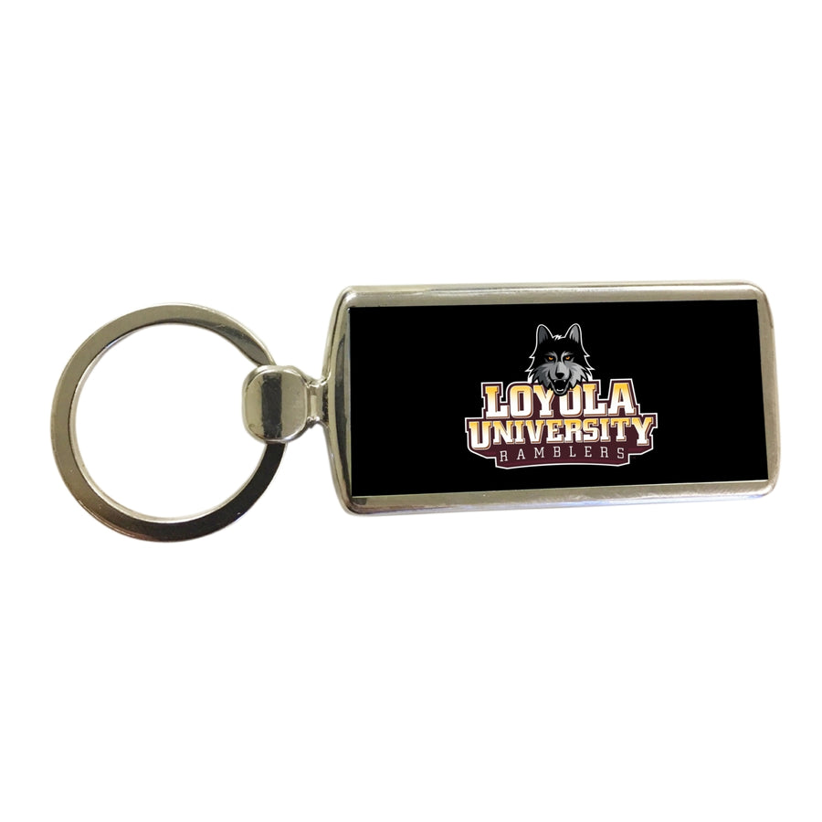 Loyola University Ramblers Metal Keychain Image 1