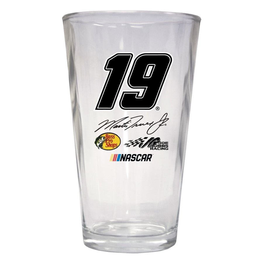 Martin Truex 19 NASCAR Pint Glass for 2020 Image 1