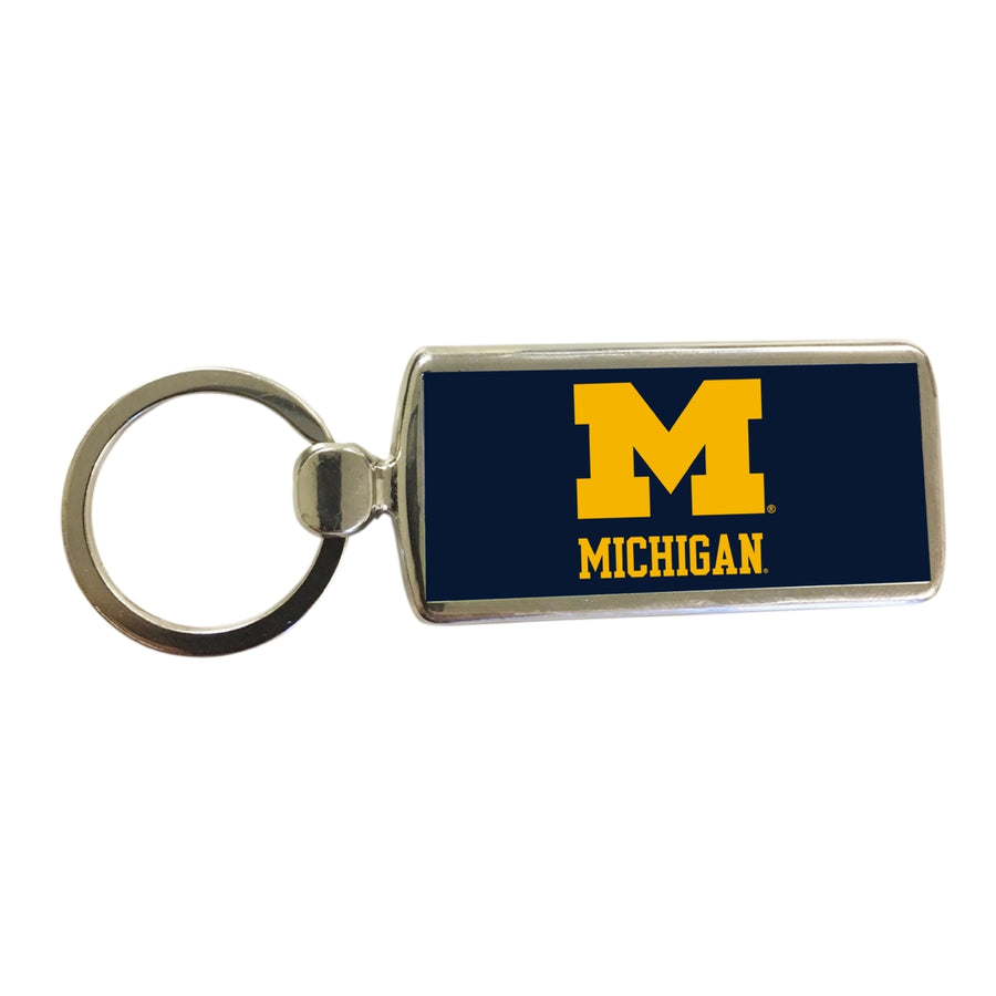 Michigan Wolverines Metal Keychain Image 1