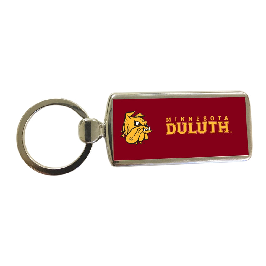 Minnesota Duluth Bulldogs Metal Keychain Image 1