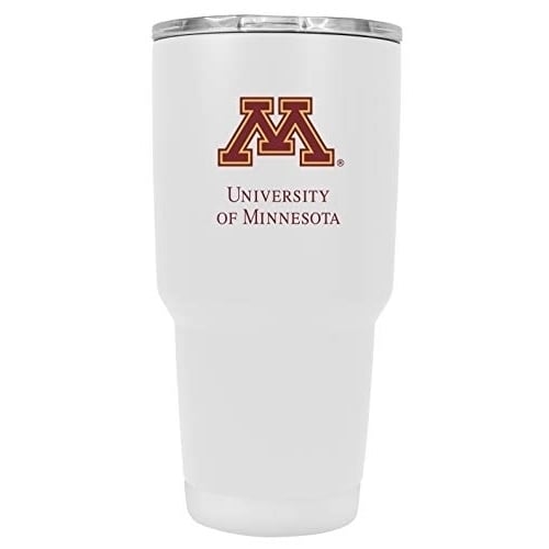 Minnesota Gophers 24 oz White Insulated Stainless Steel Tumbler Image 1