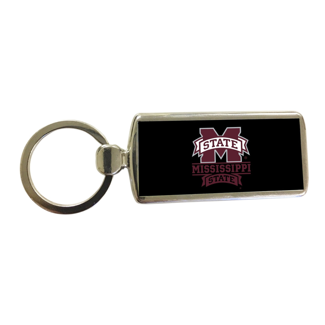 Mississippi State Bulldogs Metal Keychain Image 1