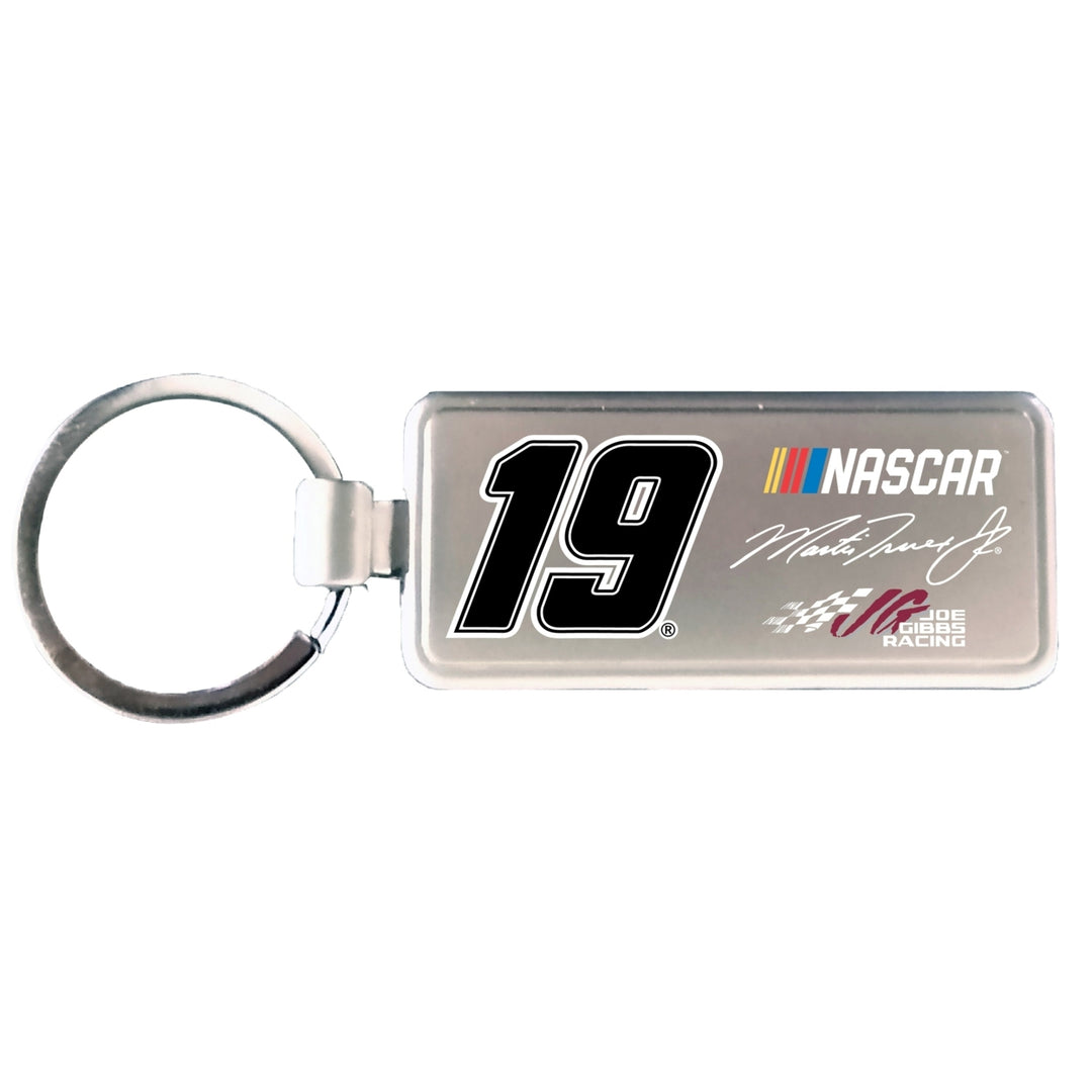 R and R Imports MT Martin Truex 19 NASCAR Metal Keychain Image 1