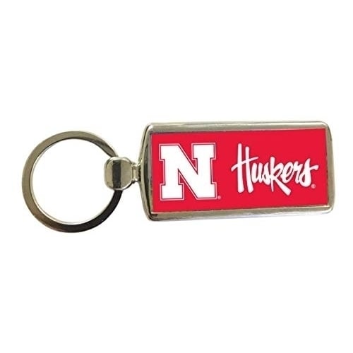 Nebraska Cornhuskers Metal Keychain Image 1