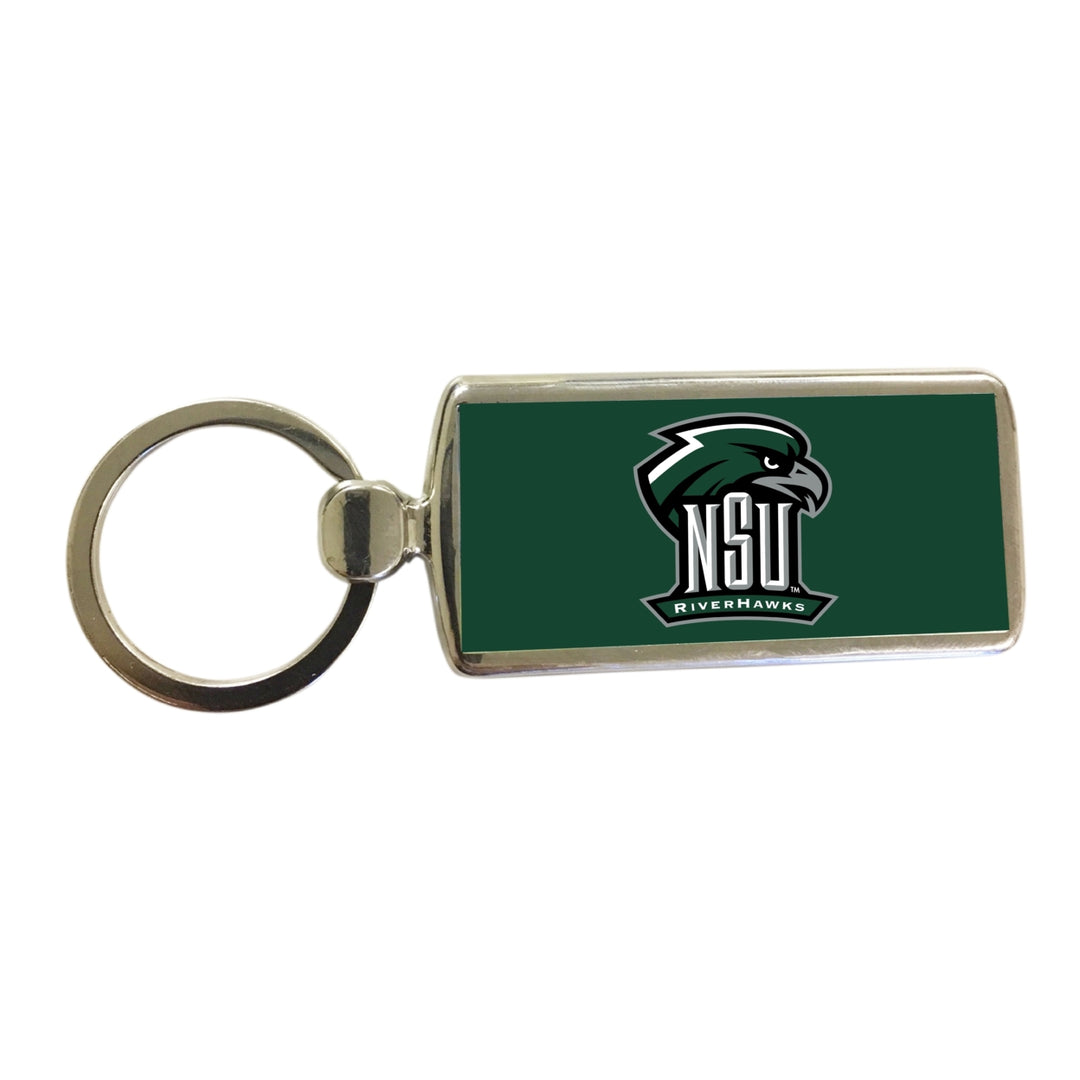 Northeastern State University Riverhawks Metal Keychain Image 1