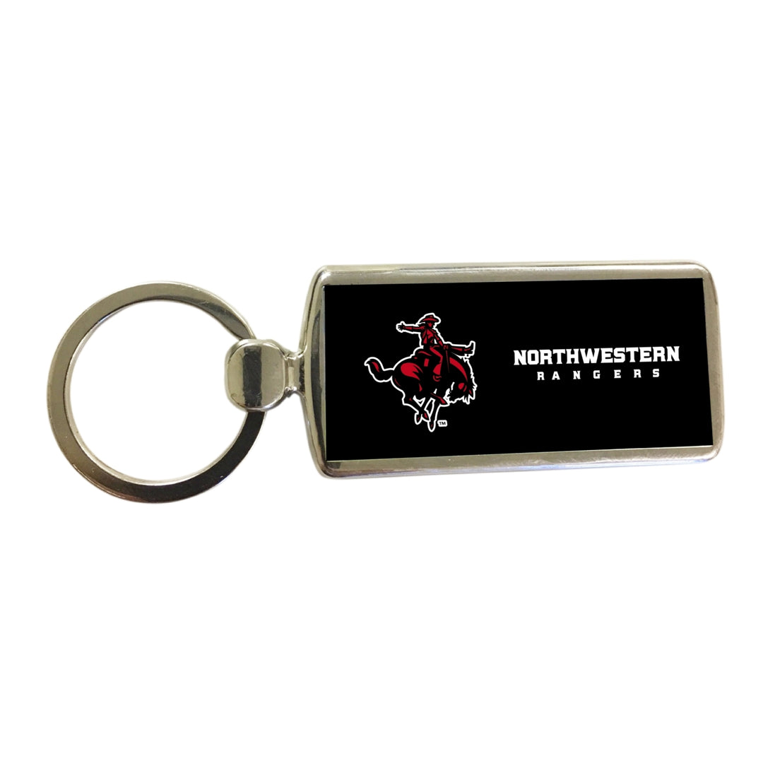 Northwestern Oklahoma State University Metal Keychain Image 1