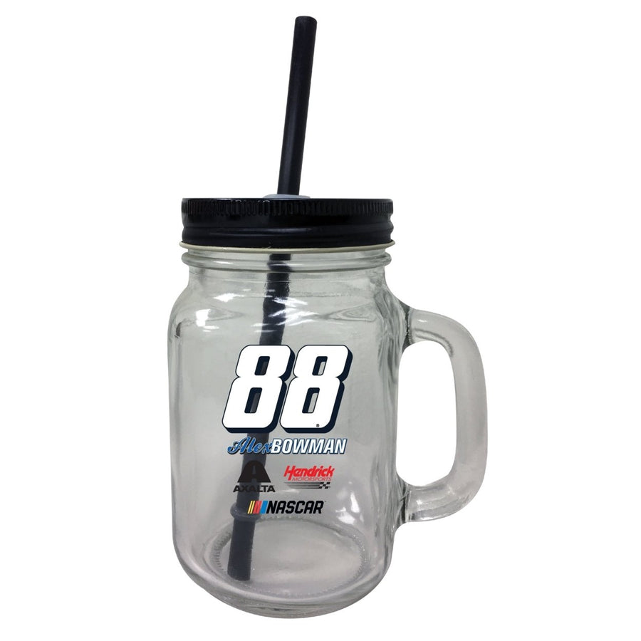 R and R Imports Officially Licensed NASCAR Alex Bowman 88 Jar Tumbler for 2020 Image 1