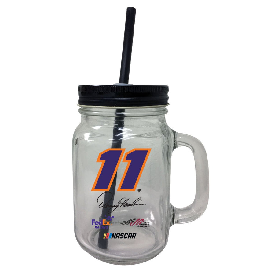 R and R Imports Officially Licensed NASCAR Denny Hamlin 11 Jar Tumbler for 2020 Image 1