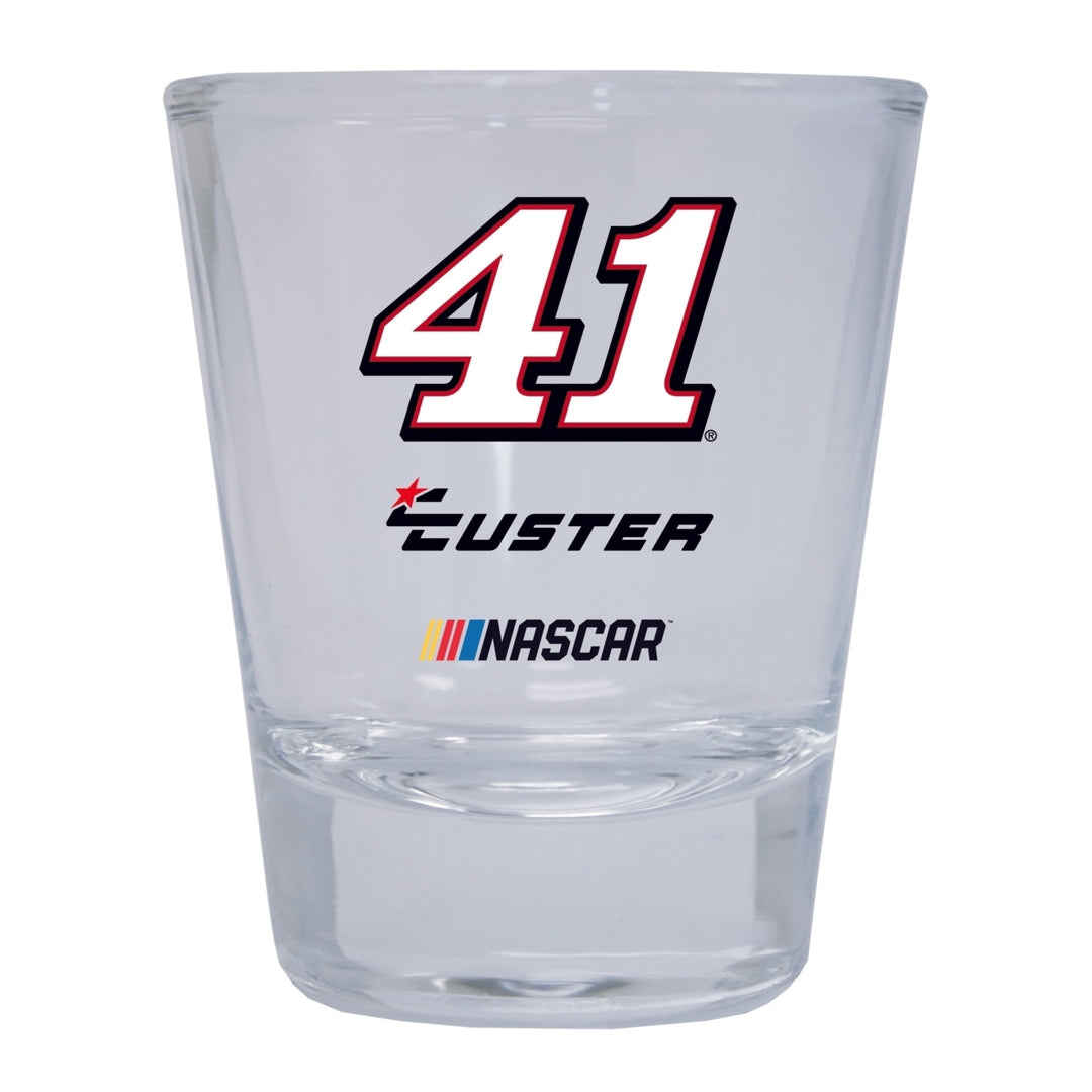 R and R Imports Officially Licensed NASCAR Cole Custer 41 Shot Glass Round Image 1