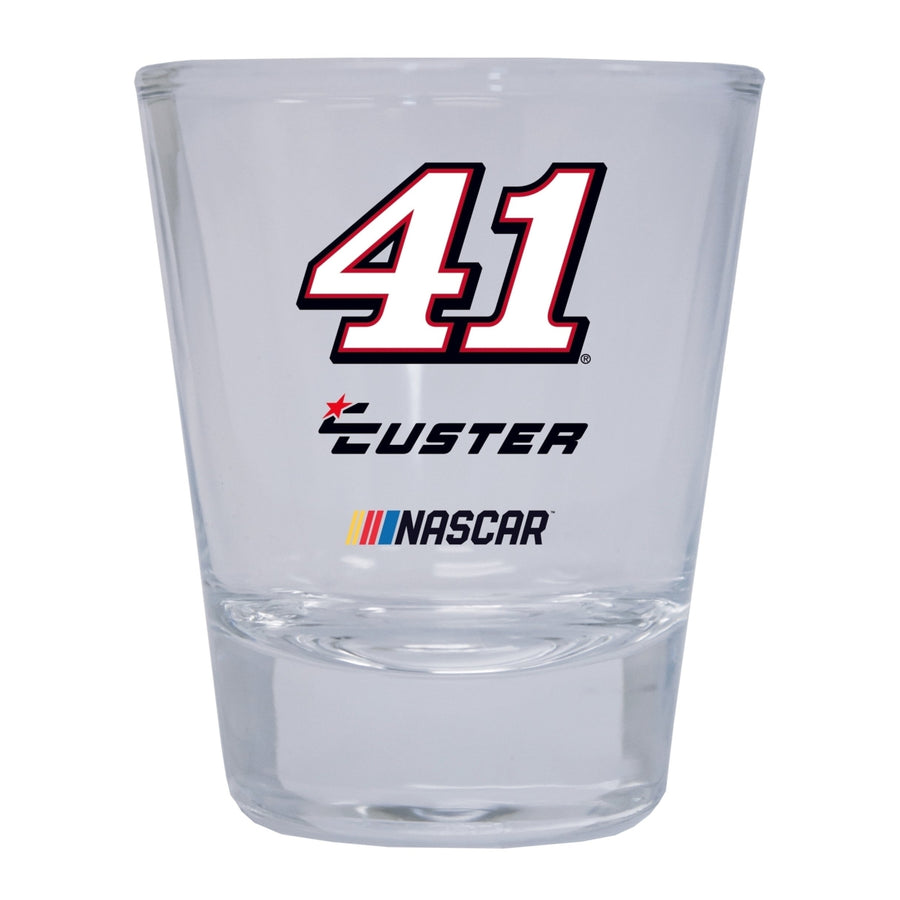 R and R Imports Officially Licensed NASCAR Cole Custer 41 Shot Glass Round Image 1