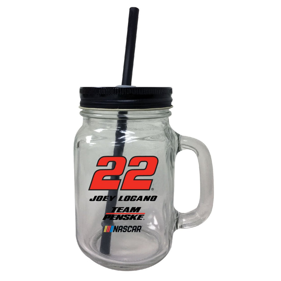 R and R Imports Officially Licensed NASCAR Joey Logano 22 Jar Tumbler for 2020 Image 1