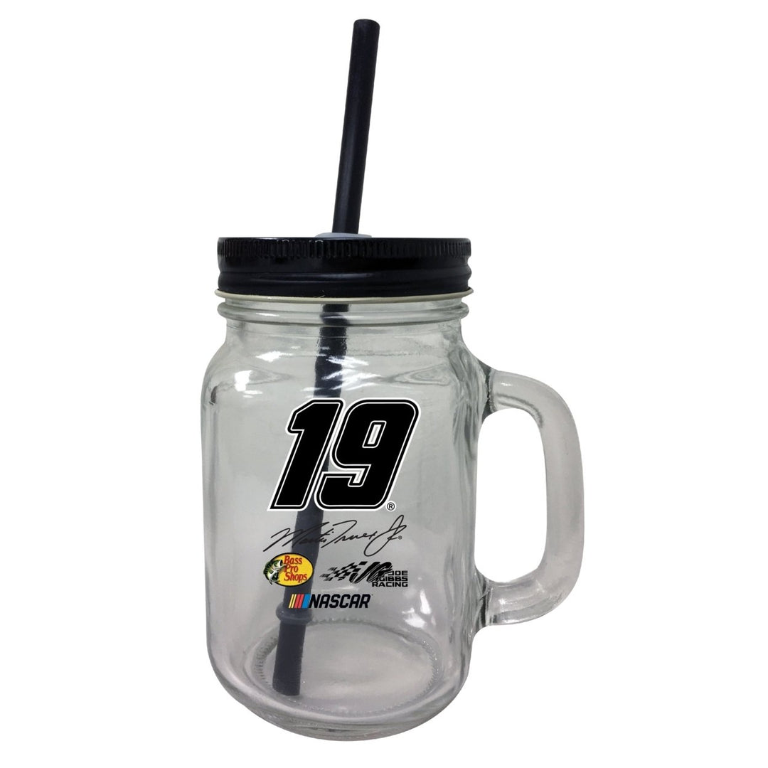 R and R Imports Officially Licensed NASCAR Martin Truex 19 Jar Tumbler for 2020 Image 1