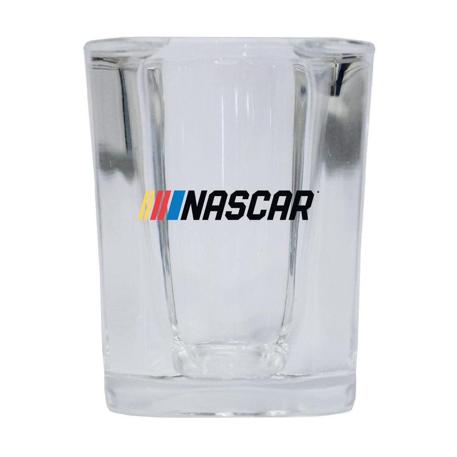 R and R Imports Officially Licensed NASCAR Shot Glass Square for 2020 Image 1