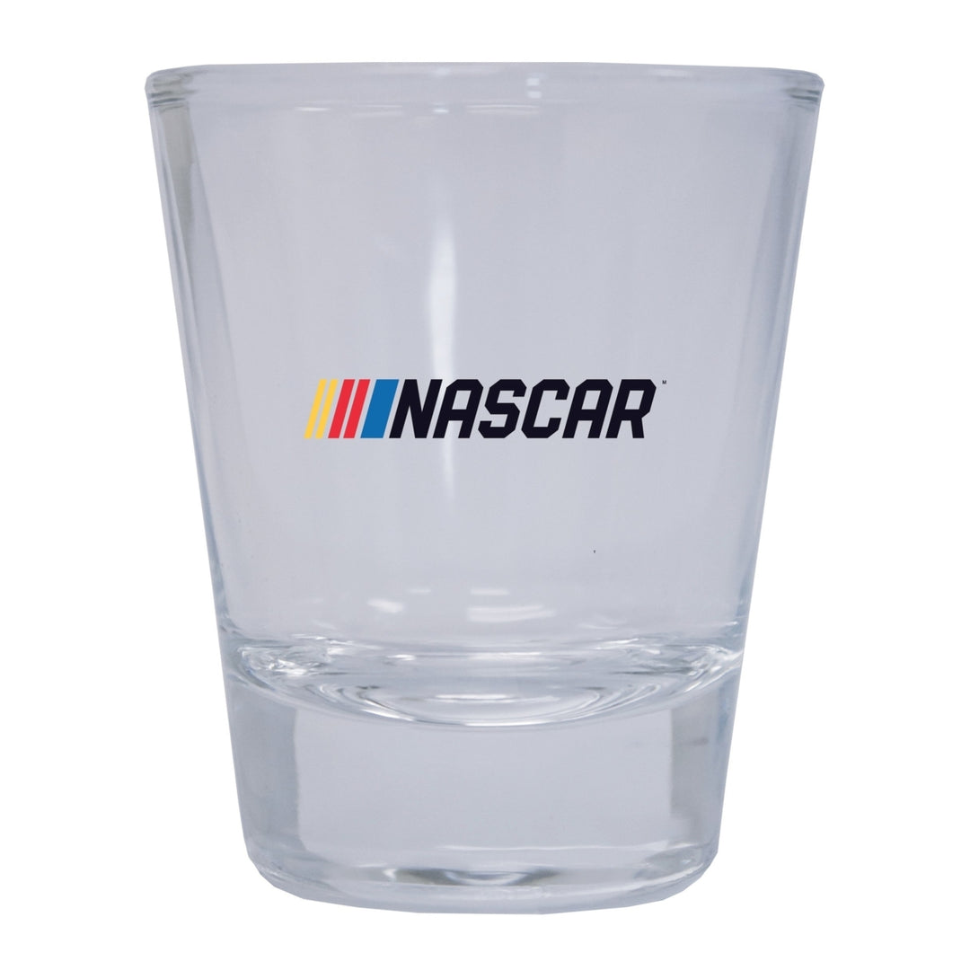 R and R Imports Officially Licensed NASCAR Shot Glass Round Image 1