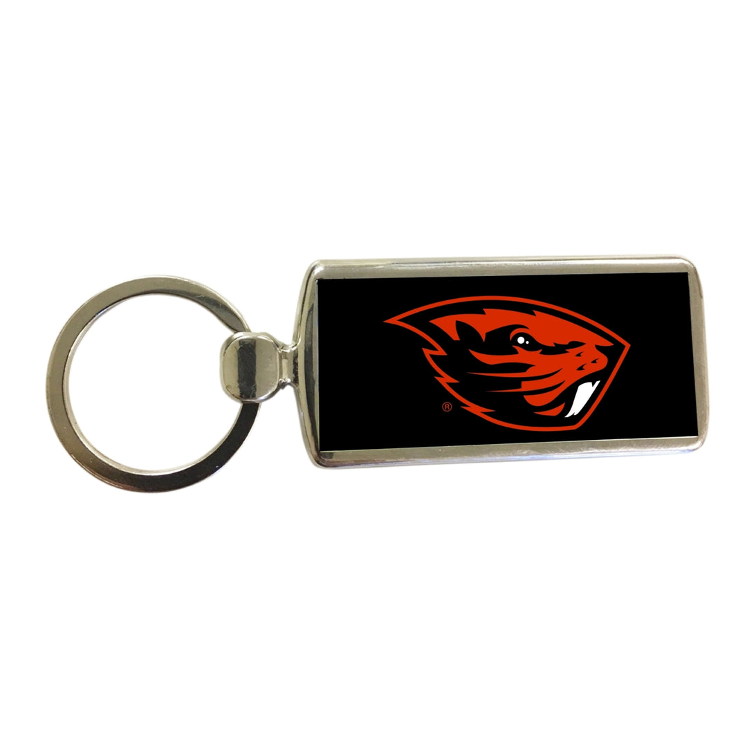 Oregon State Beavers Metal Keychain Image 1