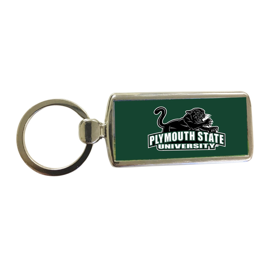 Plymouth State University Metal Keychain Image 1