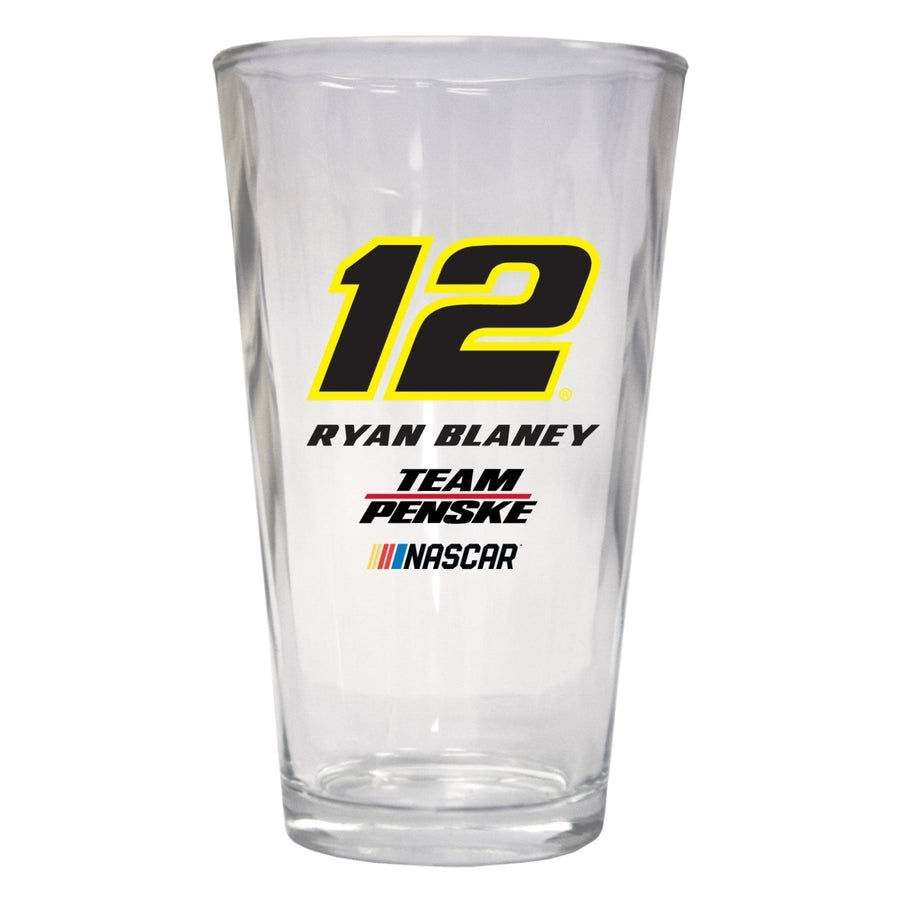 Ryan Blaney 12 NASCAR Pint Glass for 2020 Image 1