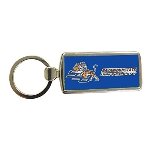 Savannah State University Metal Keychain Image 1