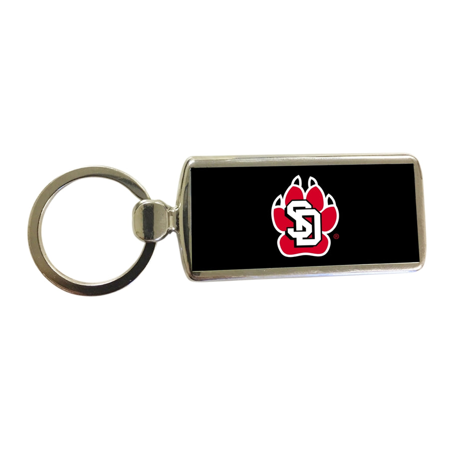 South Dakota Coyotes Metal Keychain Image 1