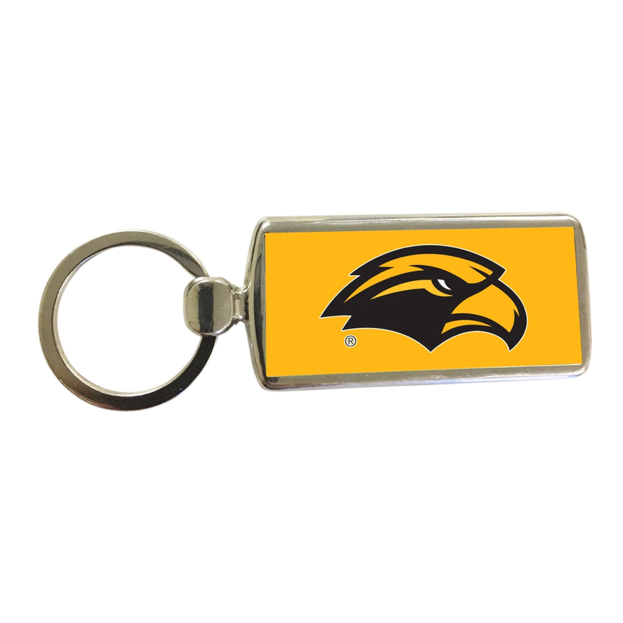 Southern Mississippi Golden Eagles Metal Keychain Image 1