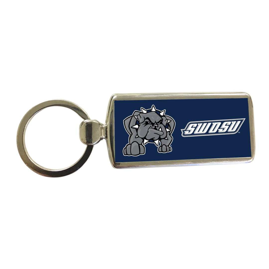 Southwestern Oklahoma State University Metal Keychain Image 1