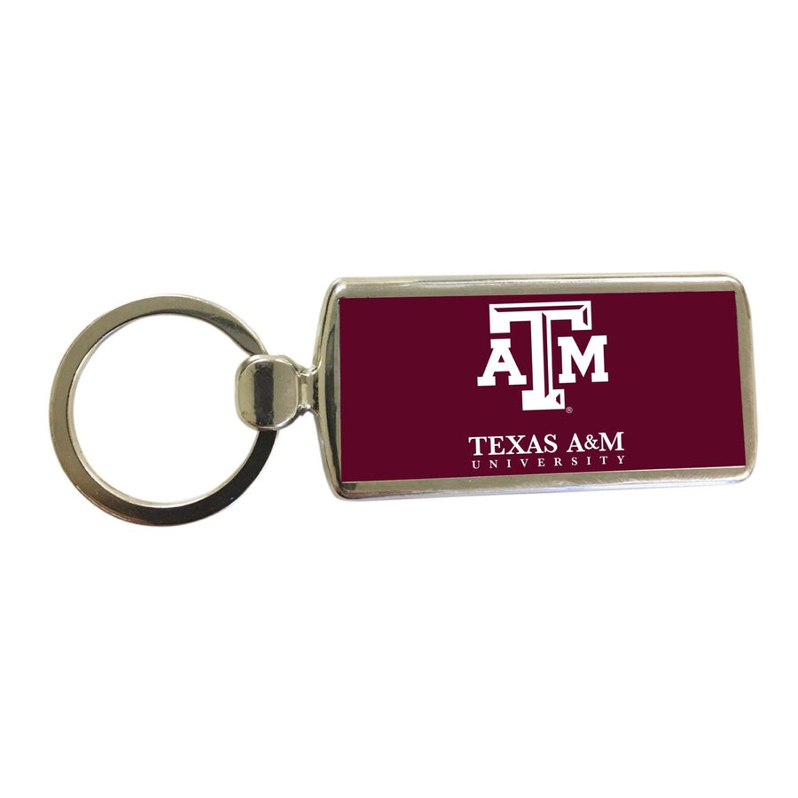 Texas AandM Aggies Metal Keychain Image 1