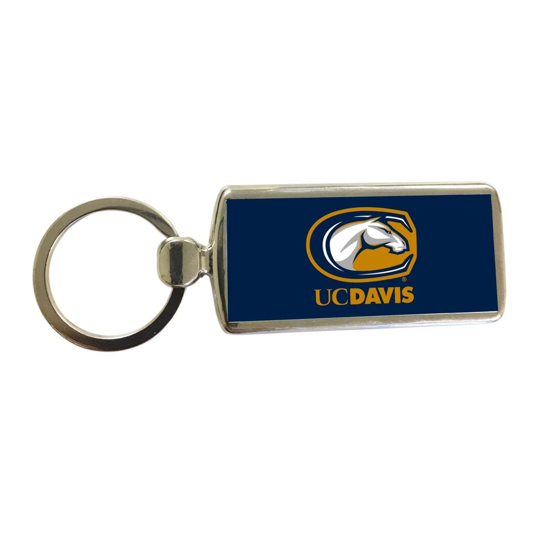 UC Davis Aggies Metal Keychain Image 1