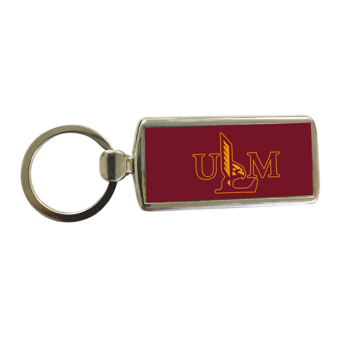 University of Louisiana Monroe Metal Keychain Image 1