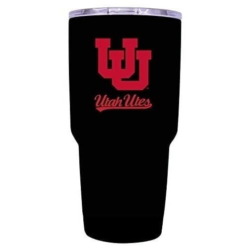 R and R Imports Utah Utes 24 oz Insulated Stainless Steel Tumblers Image 1