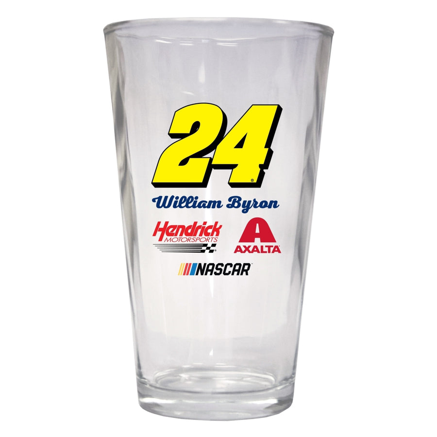 William Byron 24 NASCAR Pint Glass for 2020 Image 1