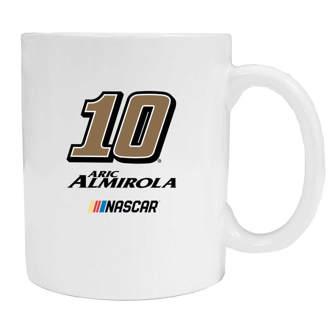 Aric Almirola 10 Ceramic White Mug for 2020 (White). Image 1