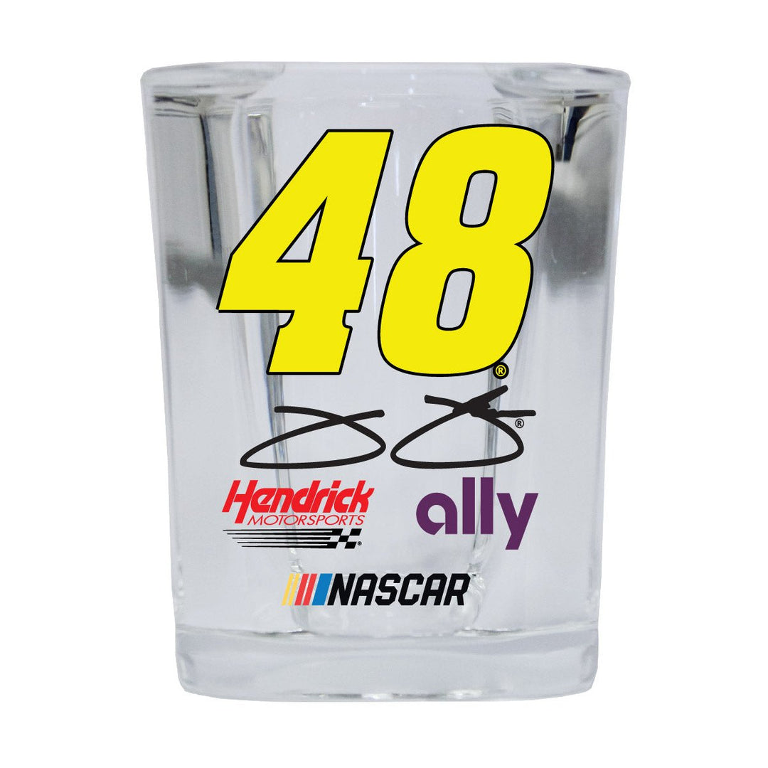 R and R Imports Inc Jimmie Johnson 48 Shot Glass Square for 2020 Image 1